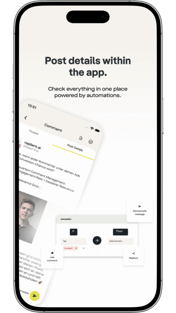 replient.ai uygulaması – aktivite günlüğü
